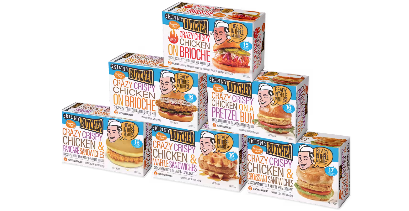 Skinny Butcher Crazy Crispy Chicken Sandwiches