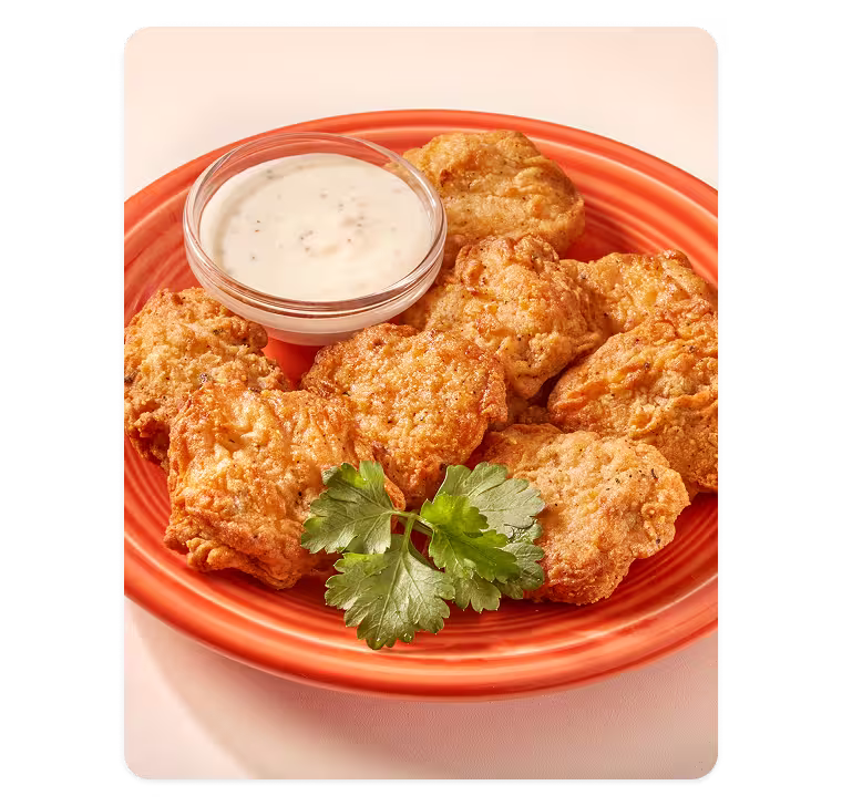 Skinny Butcher Crazy Crispy® Chicken Bites Prepared