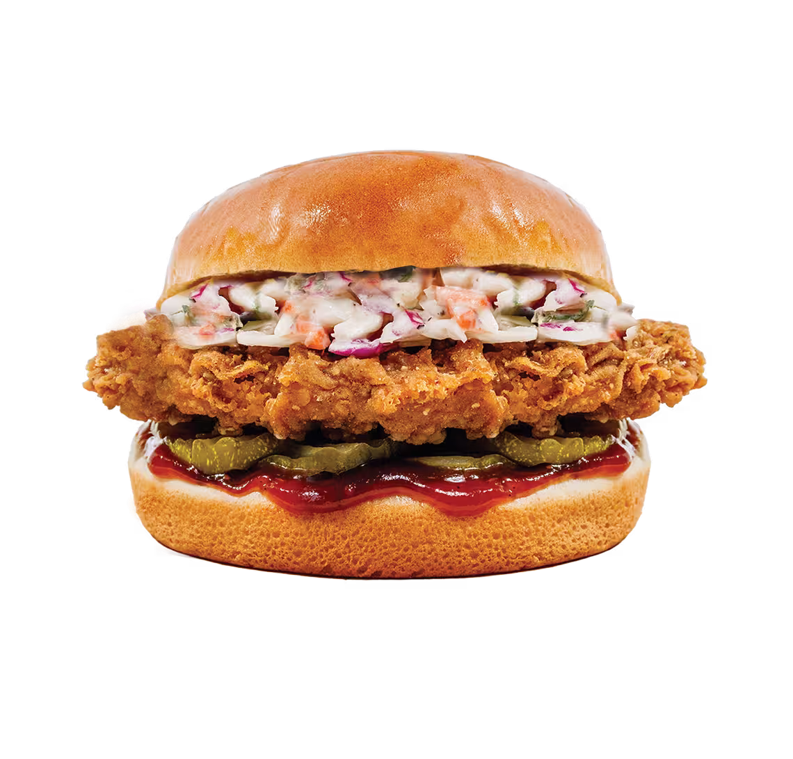 Skinny Butcher Crazy Crispy® Chicken on Brioche Sandwich Prepared